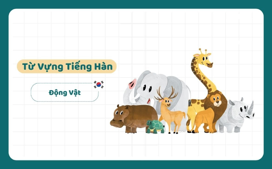 Từ vựng tiếng Hàn về động vật